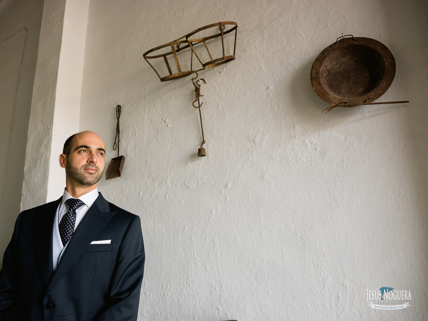 Fotógrafo de bodas en Málaga, Humilladero, Preparativos en la casa del Novio.